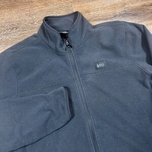 REI Co-op Mens XL Fleece Jacket Full Zip Outdoor Hiking Lightweight